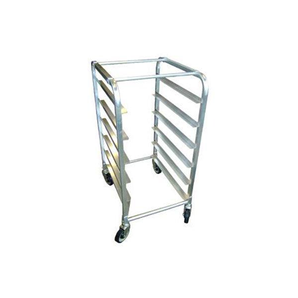 Nella 6-Tier Aluminum Pan Rack / Bun Tray Rack with Curved Top - 13497