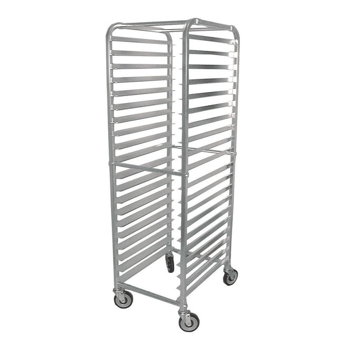Nella 20-Tier Aluminum Pan Rack / Bun Tray Rack with Curved Top - 13506