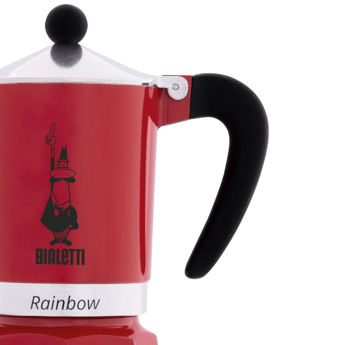 Bialetti Rainbow Moka Express 3-Cup Stovetop Espresso Maker