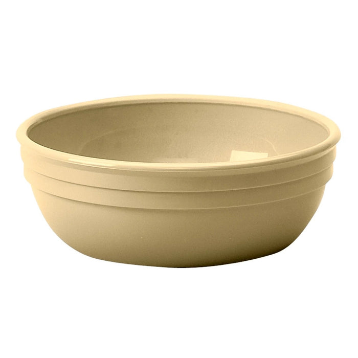 Cambro 100CW133 Camwear® 5" Beige Polycarbonate Round Nappie Bowl - 48/Case
