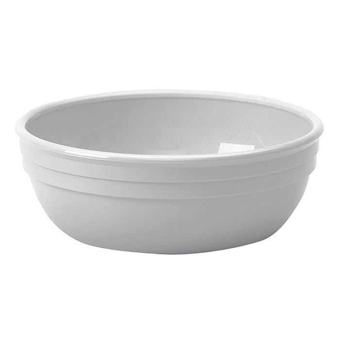 Cambro 100CW148 Camwear® 5" White Polycarbonate Round Nappie Bowl - 48/Case