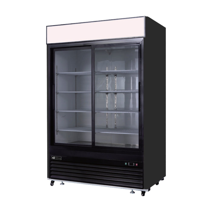 EFI C2S-54GDVC 54" Glass Sliding 2-Door Refrigerated Merchandiser - 44.8 Cu. Ft.