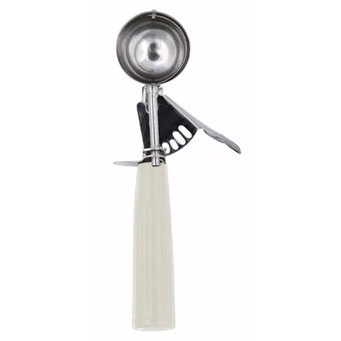 Magnum MAG7606 4.6 Oz. White Handle #6 Food Disher