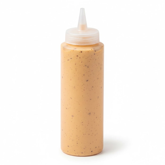 Browne 8 Oz. Clear Squeeze Bottle - 12/Case - 1102