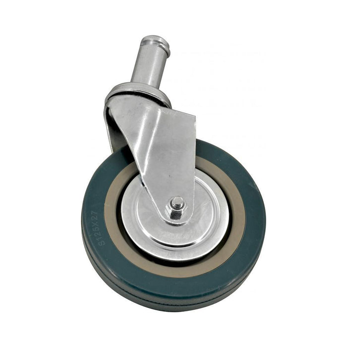 Nella 5" Wire Shelf Post Industrial Caster without Brakes for Chrome and Epoxy Stock Shelves - Per Piece