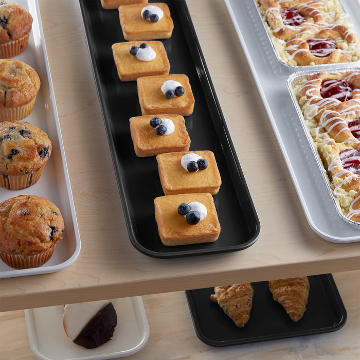 Cambro 630MT110 6" x 30" Market Display Tray - Black