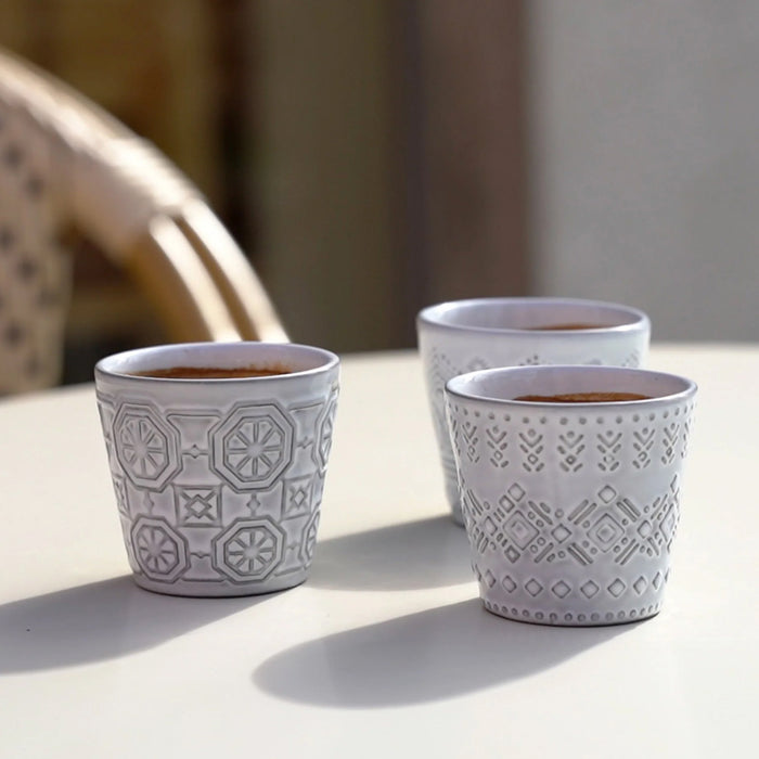 Costa Nova 2.4 Oz. Grespresso White Colombia Ecogres Espresso Cup - 1EXC063E-WCL