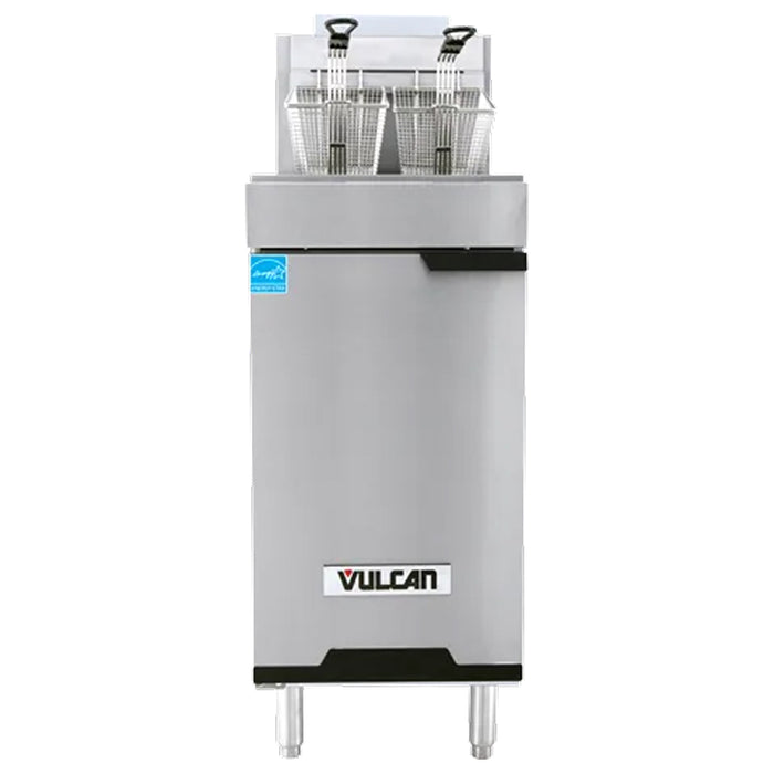 Vulcan 1VEG50M Core 45 - 50 Lbs. Gas Floor Fryer - 85,000 BTU