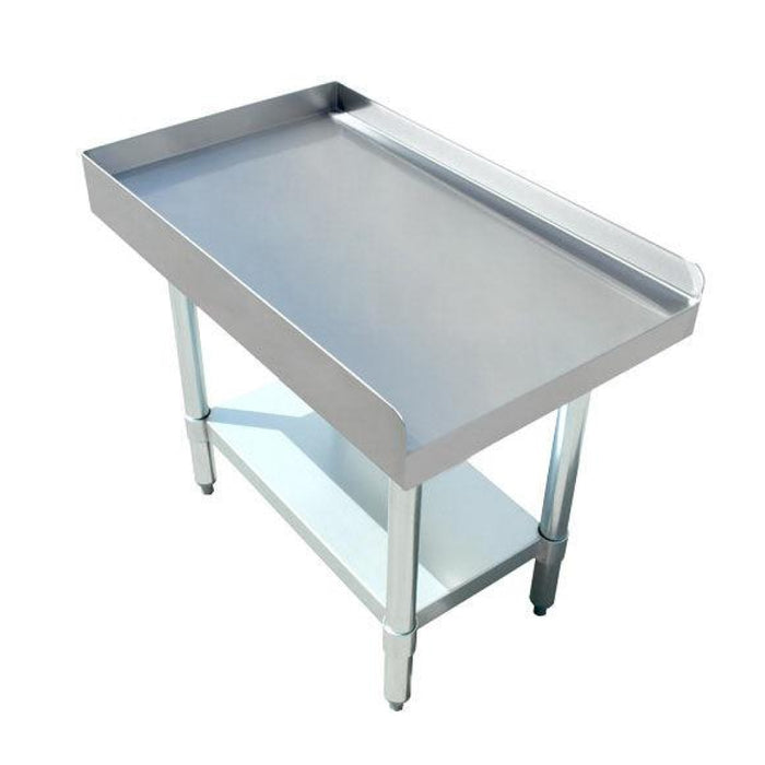 Nella 15" x 30" Stainless Steel Table With Equipment Stand - 24087