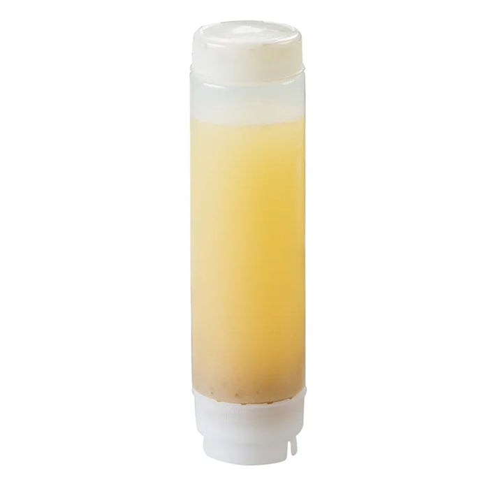 TableCraft 24 Oz. Invertatop Polyethylene Clear Squeeze Bottle - 24SV