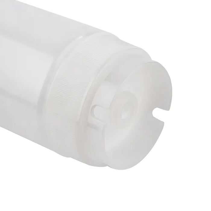 TableCraft 24 Oz. Invertatop Polyethylene Clear Squeeze Bottle - 24SV