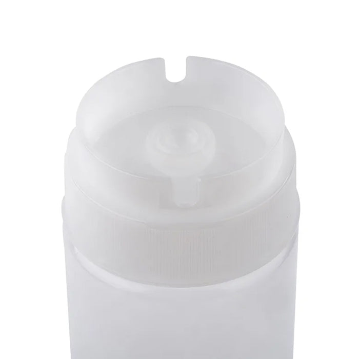 TableCraft 24 Oz. Invertatop Polyethylene Clear Squeeze Bottle - 24SV