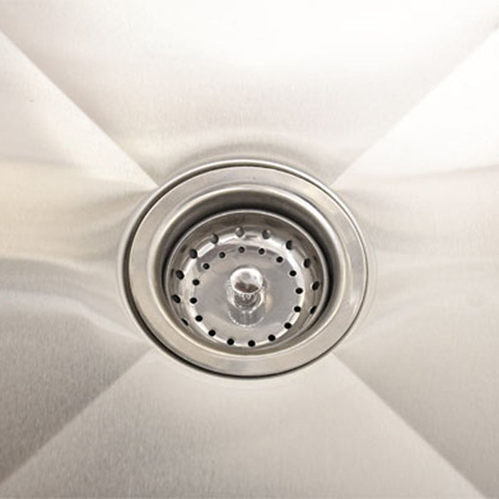 Nella 23" One Compartment Sink with Center Drain - 18" x 18" x 11" Bowl - 43761