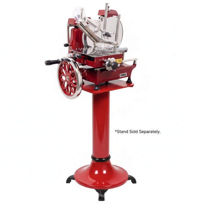 Trento 10" Blade Volano Manual Meat Slicer with Flower Flywheel - 26072