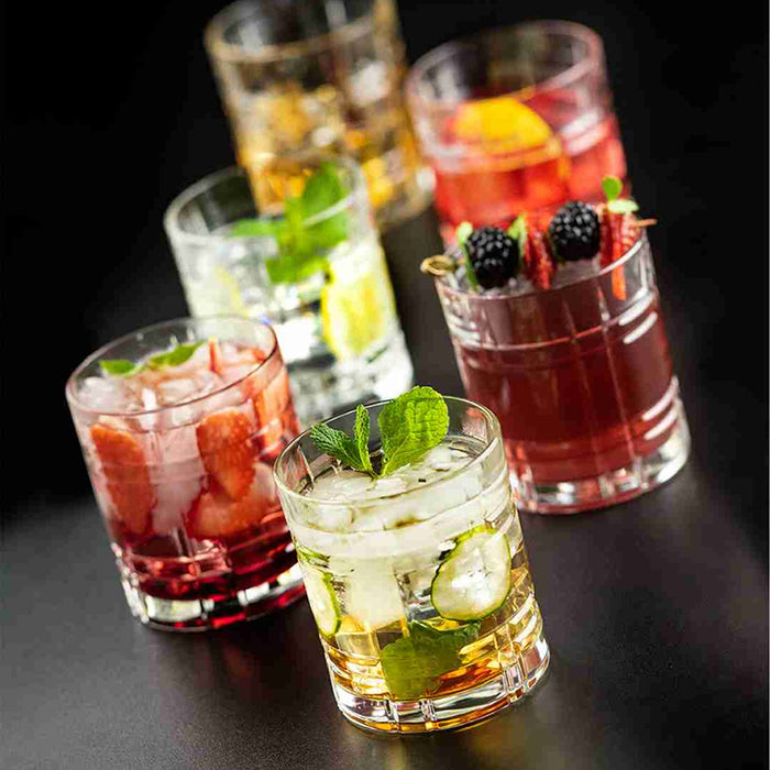 RCR Cristalleria Italiana 11.40 Oz. Any Dof Glass Tumbler - 6/Case - RA27204
