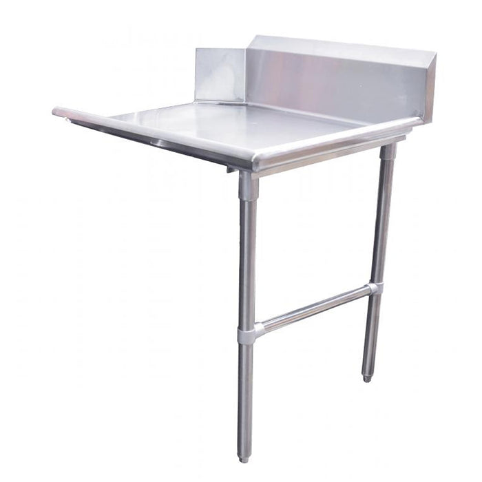 Nella 48" Right Side Stainless Steel Clean Dish Table - 28477