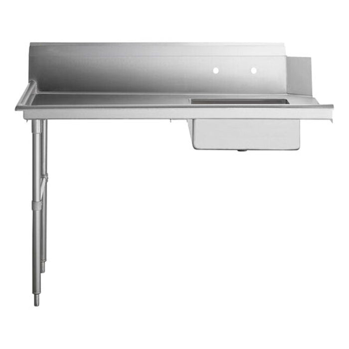 Nella 48" Left Side Soiled Dish Table with Sink - 28484