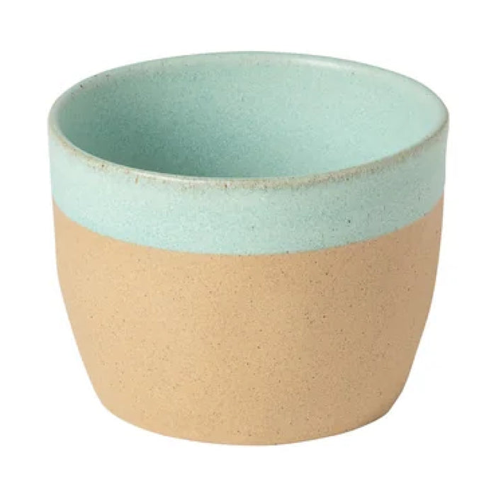 Costa Nova 12.25 Oz. Arenito Aqua Blue Stoneware Latte Cup - 6/Case - 2GOC101-AQU