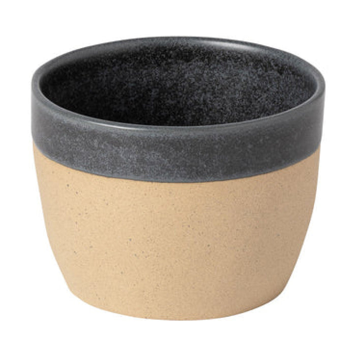 Costa Nova 12.25 Oz. Arenito Charcoal Grey Stoneware Latte Cup - 6/Case - 2GOC101-CHR
