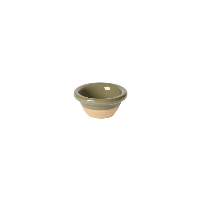 Costa Nova 1.4 Oz. Scotia Olive Green Round Stoneware Ramekin - 6/Case - 2KSN081-OLV