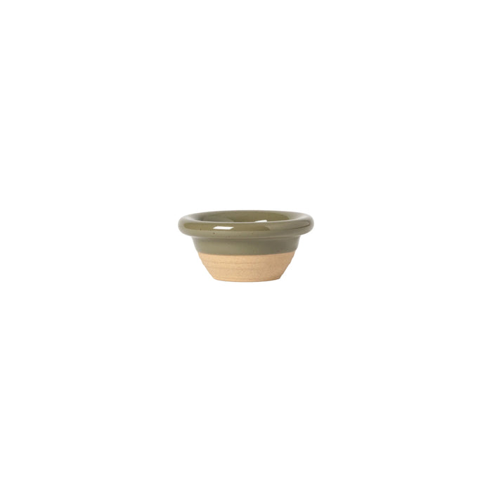 Costa Nova 1.4 Oz. Scotia Olive Green Round Stoneware Ramekin - 6/Case - 2KSN081-OLV
