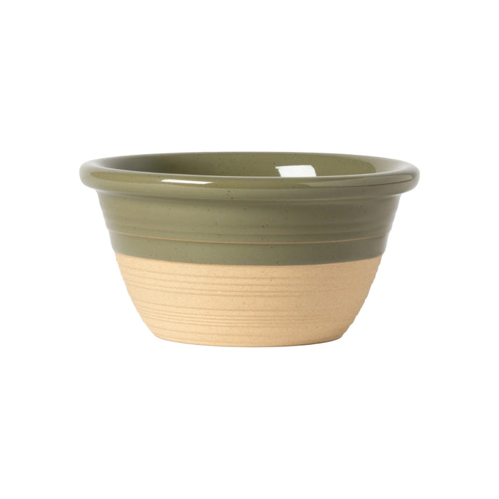 Costa Nova 21.6 Oz. Scotia Olive Green Round Stoneware Soup/Cereal Bowl - 6/Case - 2KSS162-OLV