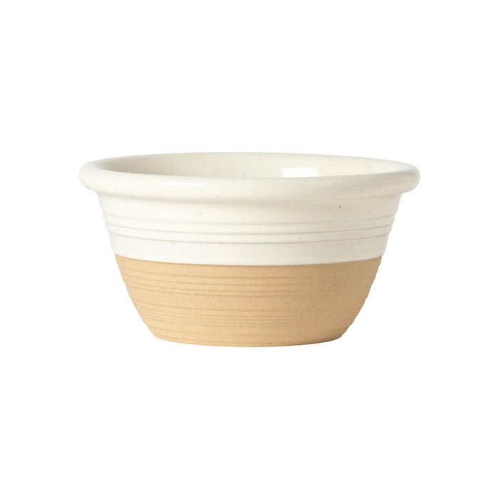 Costa Nova 21.6 Oz. Scotia Vanilla Beige Round Stoneware Soup/Cereal Bowl - 6/Case - 2KSS162-VAN