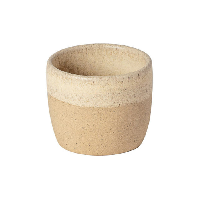 Costa Nova 2.25 Oz. Arenito Champagne Yellow Stoneware Espresso Cup - 6/Case - 2LNC062-CHM