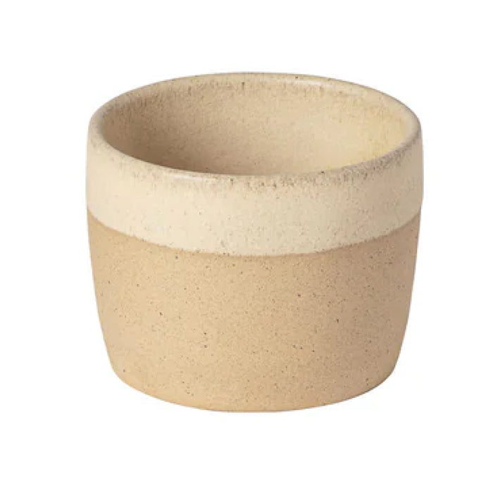 Costa Nova 6.75 Oz. Arenito Champagne Yellow Stoneware Lungo Cup - 6/Case - 2LNC092-CHM