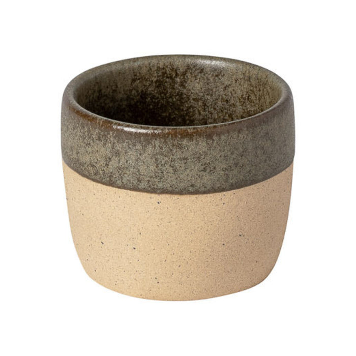 Costa Nova 6.75 Oz. Arenito Olive Green Stoneware Lungo Cup - 6/Case - 2LNC092-OLV