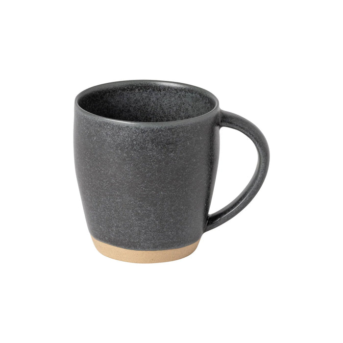 Costa Nova 15 Oz. Arenito Charcoal Grey Stoneware Mug - 6/Case - 2LNC132-CHR
