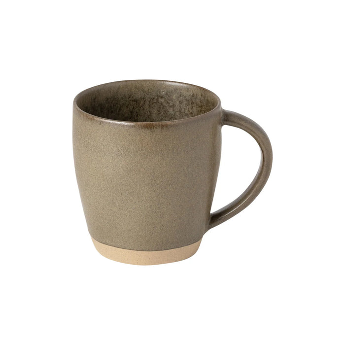 Costa Nova 15 Oz. Arenito Olive Green Stoneware Mug - 6/Case - 2LNC132-OLV