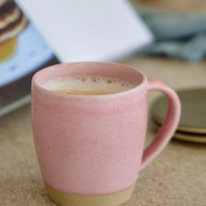 Costa Nova 15 Oz. Arenito Mauve Pink Stoneware Mug - 6/Case - 2LNC132-PNK