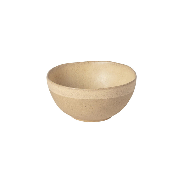 Costa Nova 22.6 Oz. Arenito Champagne Yellow Round Stoneware Cereal/Latte Bowl - 6/Case - 2LNS161-CHM