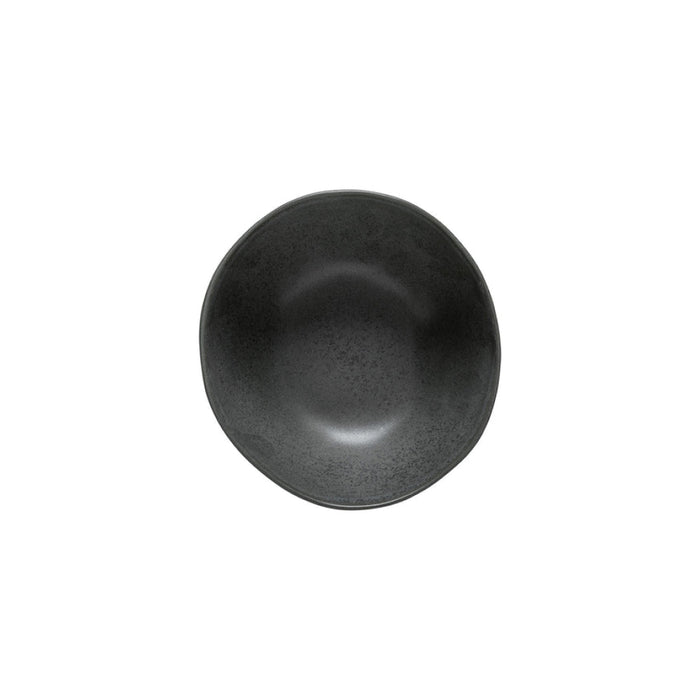 Costa Nova 22.6 Oz. Arenito Charcoal Grey Round Stoneware Cereal/Latte Bowl - 6/Case - 2LNS161-CHR