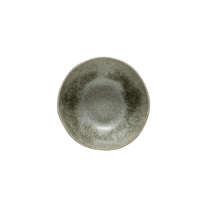 Costa Nova 22.6 Oz. Arenito Sage Green Round Stoneware Cereal/Latte Bowl - 6/Case - 2LNS161-GRN