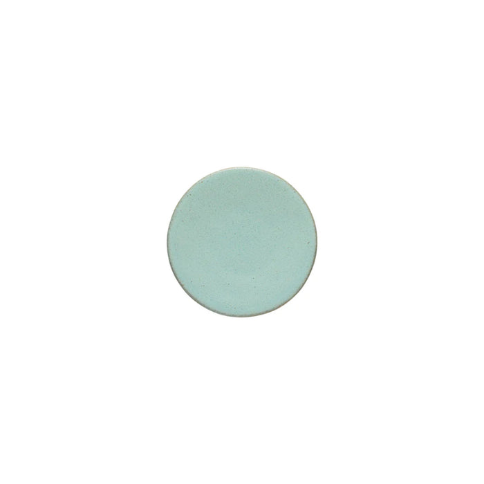 Costa Nova 4.8" Arenito Aqua Blue Round Stoneware Appetizer Plate - 6/Case - 2RTP131-AQU