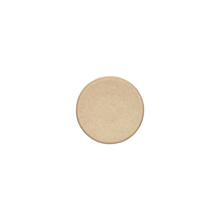 Costa Nova 4.8" Arenito Champagne Yellow Round Stoneware Appetizer Plate - 6/Case - 2RTP131-CHM