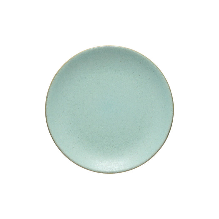 Costa Nova 8.6" Arenito Aqua Blue Round Stoneware Salad/Dessert Plate - 6/Case - 2RTP222-AQU