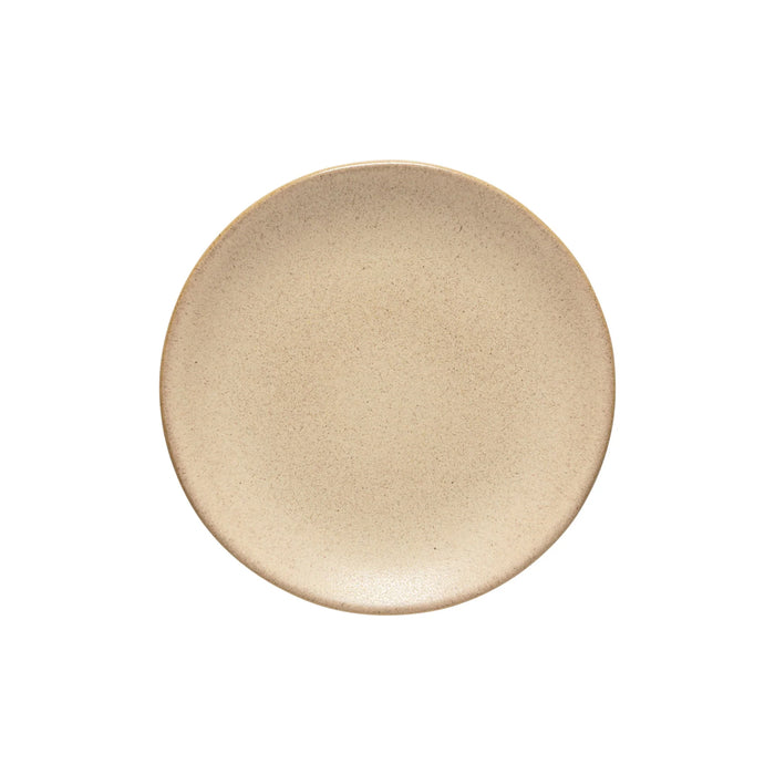Costa Nova 8.6" Arenito Champagne Yellow Round Stoneware Salad/Dessert Plate - 6/Case - 2RTP222-CHM
