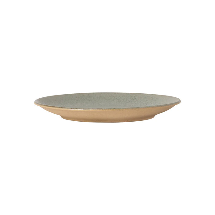 Costa Nova 8.6" Arenito Sage Green Round Stoneware Salad/Dessert Plate - 6/Case - 2RTP222-GRN