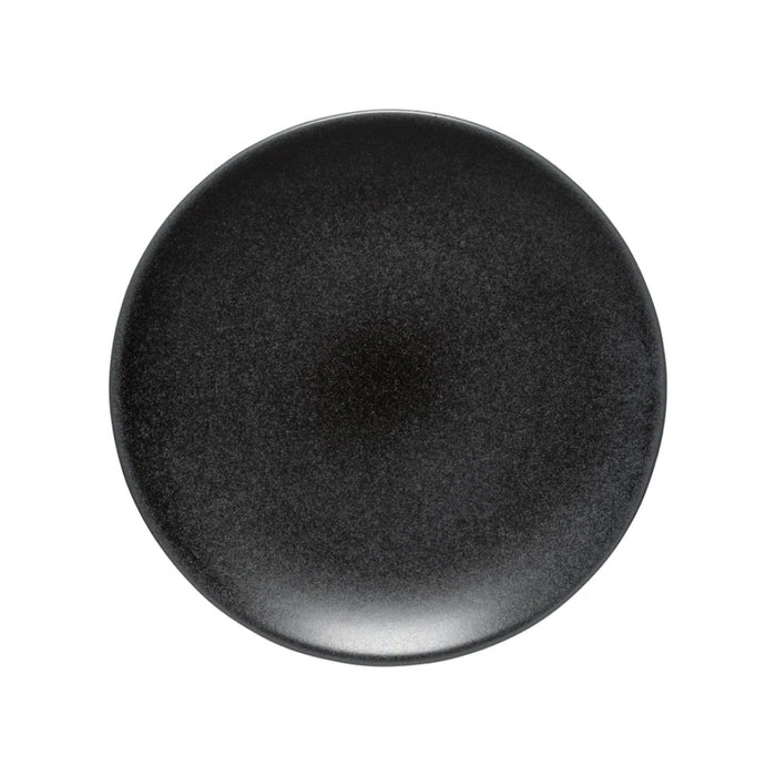 Costa Nova 10.8" Arenito Charcoal Grey Round Stoneware Dinner Plate - 6/Case - 2RTP282-CHR