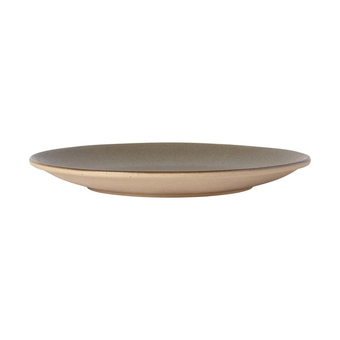 Costa Nova 10.8" Arenito Olive Green Round Stoneware Dinner Plate - 6/Case - 2RTP282-OLV