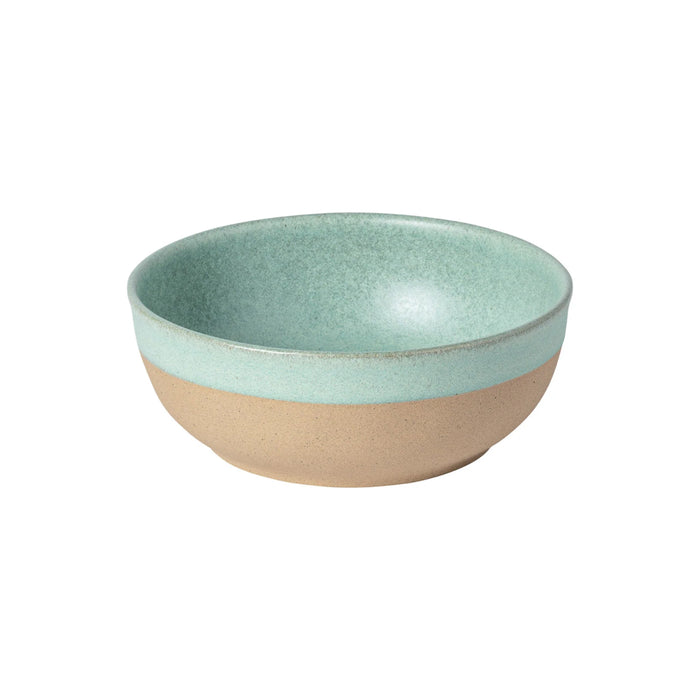 Costa Nova 7.25" Arenito Aqua Blue Round Stoneware Poke Bowl - 2RTS192-AQU