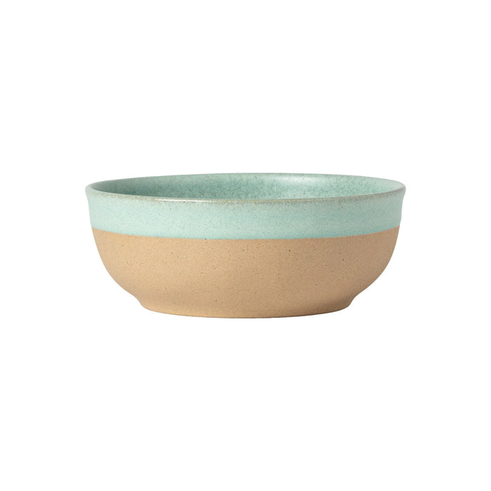 Costa Nova 7.25" Arenito Aqua Blue Round Stoneware Poke Bowl - 2RTS192-AQU