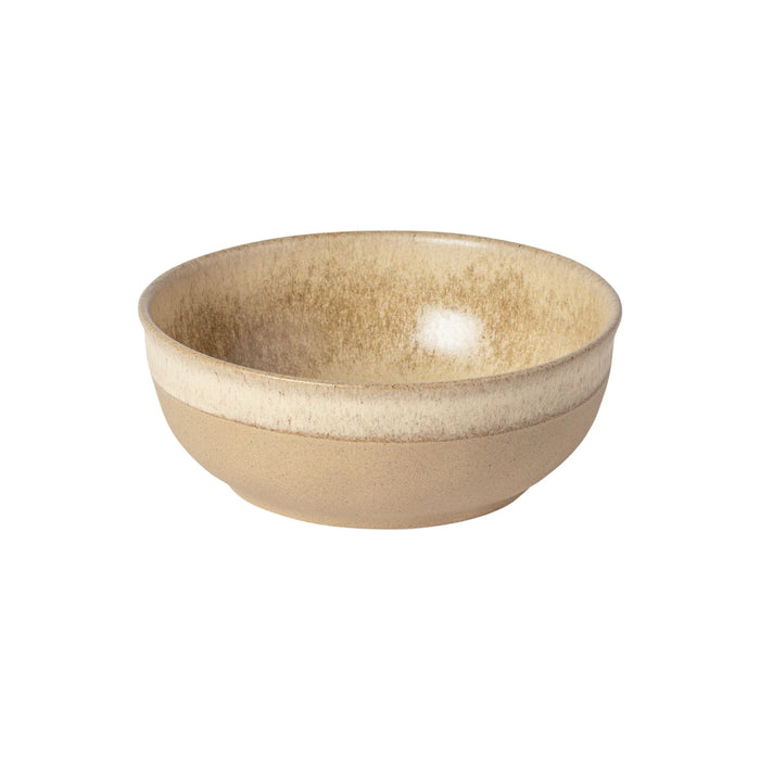 Costa Nova 7.25" Arenito Champagne Yellow Round Stoneware Poke Bowl - 2RTS192-CHM