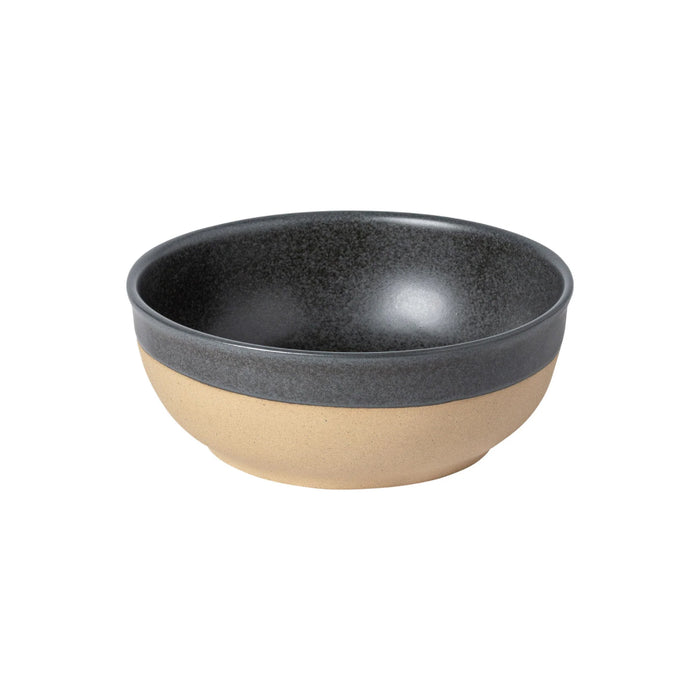 Costa Nova 7.25" Arenito Charcoal Grey Round Stoneware Poke Bowl - 2RTS192-CHR