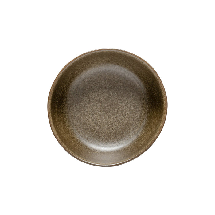 Costa Nova 7.25" Arenito Olive Green Round Stoneware Poke Bowl - 2RTS192-OLV