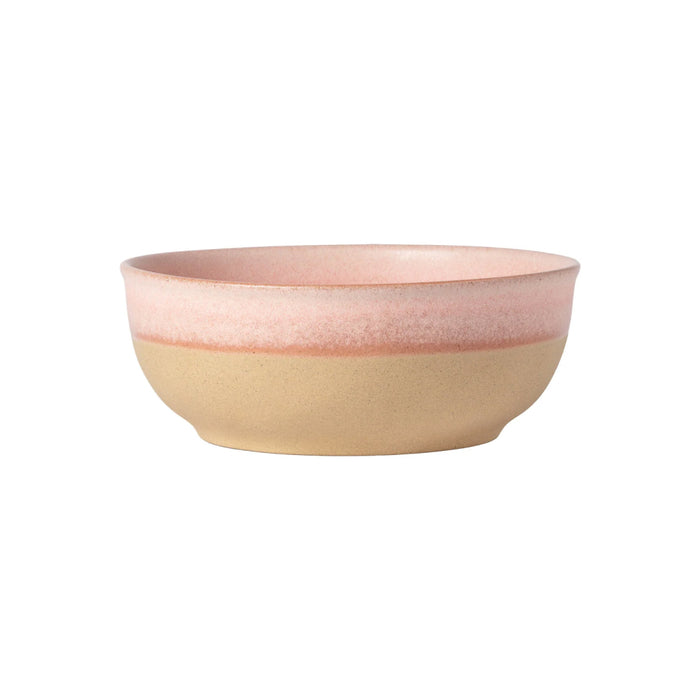 Costa Nova 7.25" Arenito Mauve Pink Round Stoneware Poke Bowl - 2RTS192-PNK