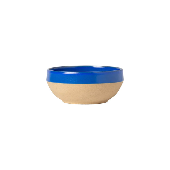 Costa Nova 20.25 Oz. Marrakesh Ciel Blue Round Stoneware Soup/Cereal Bowl - 6/Case - 2VGS151-CIE